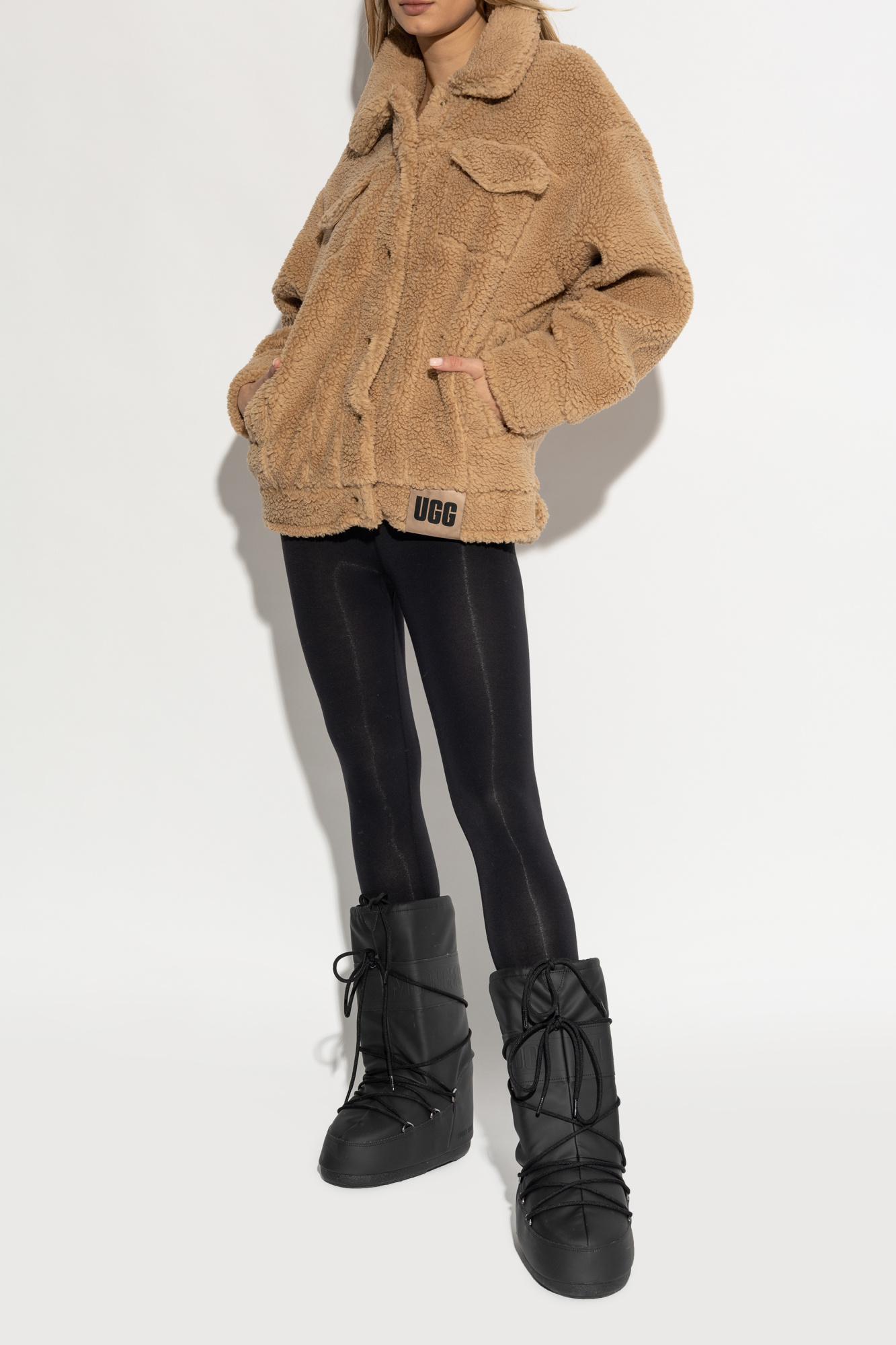 MOON BOOT アイコンレスアッフスノフツ 14027600 002 Cream Snow boots 